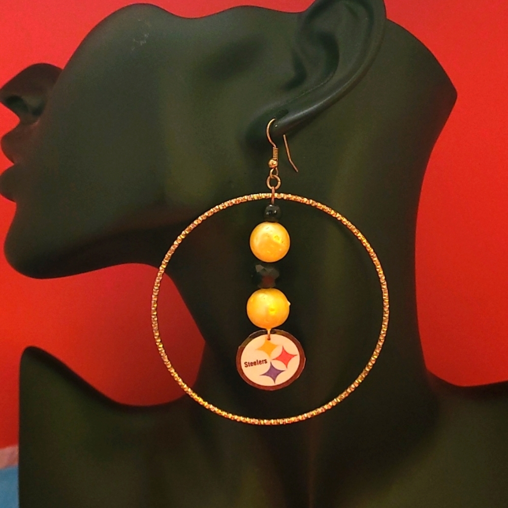 Sassy Steeler earrings
